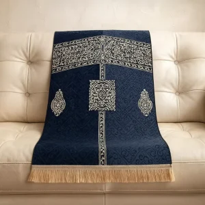 Washable Polyester Modern Home Patterned Muslim Prayer Mat