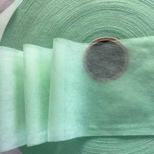 Washable Water Absorbing Non Skid Flammable Gossamer Dust-proof Perforated Bonding Negative Ion Nonwoven Fabric