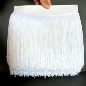 Washable Woven Polyester Trim Tassel Fringe 30CM Multi Color Rhinestone Trimming for Curtains Garments Shoes