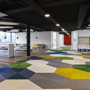 Washable and Removable Carpet Tile for Commercial Use