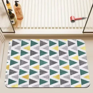Water Absorbent Machine Made Polyester Rug Set Door Mats Floor Mat Kitchen Anti Slip Eco friendly PET Friendly Home Area Bath