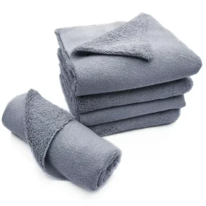 Water Absorbent Microfiber Car Wash Towel with Edge Thickened Small Square Towel