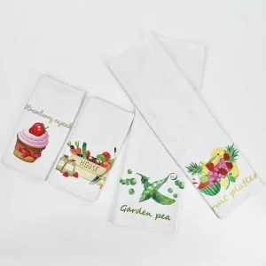 Water Absorption Microfiber Kitchen Cloth Tea Towel Hand Towel Rag