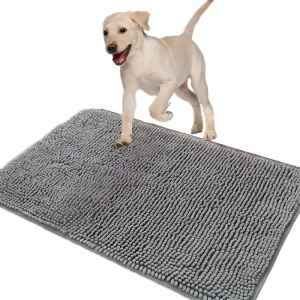 Water Absorption Shaggy Rug Latex Back Non slip Toilet Floor Bath Mats Breathable and for Dogs Application