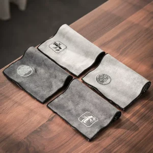 Water Absorption Tea Towel Tea Cloth Thickened Napkin Cloth Towel Cotton Linen Rag Pad Tea Table Accessories