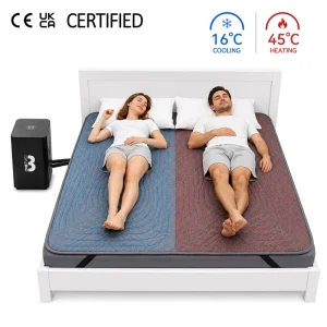 Water Cooling and Heating Mattress Topper Dual Zone Smart Sleep System Queen King Full Size Bed Climate Control Pad