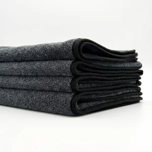 Water Magnet Single Layer Twisted Loop Microfiber Towel Ultra Absorbent Lint Free Large Professional Car Wash Drying Towel