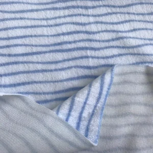 Water Ripple Small Fresh Pattern Super Soft 100% Polyester DTY Baby Blanket Fabric