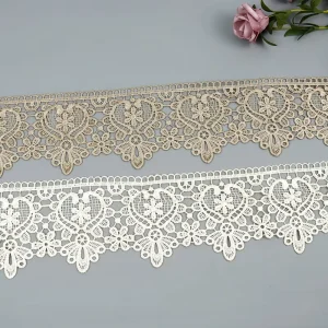 Water-Soluble Lace 10.5cm Clothing Accessories Elastic Lace for Skirt