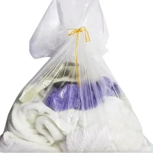 Water Soluble Laundry Bags PVA Material 65C Water Soluble Natural Color