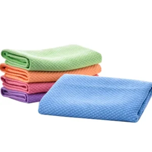 Water Streak Free Microfiber Towels for Household Cleaning Random Color Random Color
