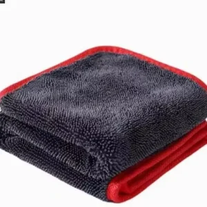 Water absorbent Car Cleaning Cloth Twisted Car Washing Towel Single sided Thick Car Cleaning Cloth