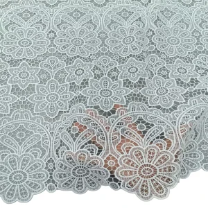 Water-soluble Lace Fabric, Milk Silk Embroidery Trim Fabric, Thick Large Pattern, Garment Accessory Manufacturer Fabric Trim