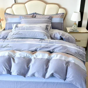 Waterproof 100% Cotton Comforter Bedding Set Rustic Farmhouse Country Style Duvet Cover & Bed Sheet Set