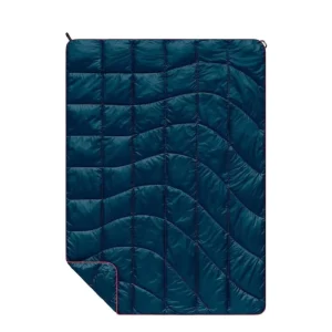 Waterproof 100% Polyester OEKO TEX Certified Raschel Floral Puffy Outdoor Camping Travel Blanket Quilted Design Four Seasons Use