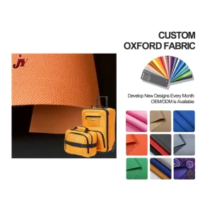 Waterproof 300D 600D 100% Polyester Oxford Fabric With PVC Coating for Bags and Luggage