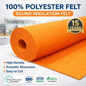 Waterproof Acoustic Needle Punched Felt Fabric for Equipment Noise Reduction