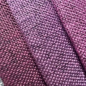 Waterproof Anti-UV Recycled GRS Sustainable Breathable High Color Fastness Decorative Garden Bench Cushion Faux Linen Fabric