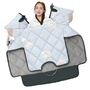 Waterproof Cold-Proof Electric Vehicle Wind Shield Blanket Winter Velvet-Lined Thickened Version Universal Wind Cover