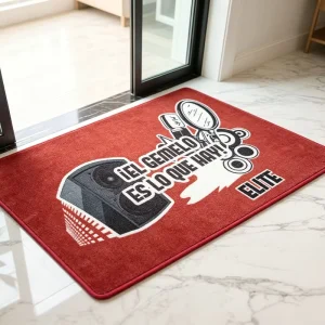 Waterproof Cotton Backing Entrance Mat Striped Custom Design Welcome Door Mat Non slip Floor Carpet for Outdoor Entryway
