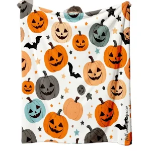 Waterproof Custom Logo Printed 100% Polyester Air permeable Four Seasons Throw Blanket European American Style Machine