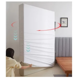 Waterproof Disposable Hospital Grade PP Spunbond Non Woven Hypoallergenic Bedding Mattress Cover Protector with Zipper