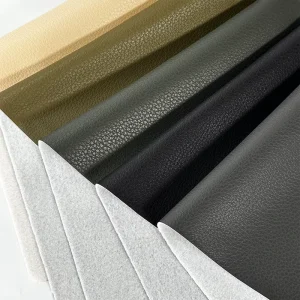 Waterproof Embossed Stretch Faux Leather Eco-Friendly Sofa Material for Furniture with Customizable Color Soft Touch