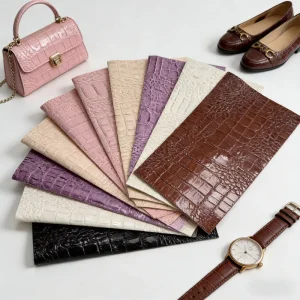 Waterproof Fabric Shoes Belt Leather Furniture Decoration Sofa PVC Synthetic Leather Seat Car Cover for Luggage Bags Litchi