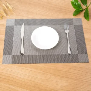Waterproof Heat Resistant Place Mats for Dining Table Mat Set Wedding Custom PVC Placemats