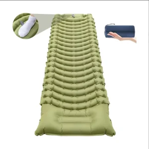 Waterproof Lightweight Inflatable Camping Mattress Sleeping Pad with Built in Pump for Hiking Outdoor Use