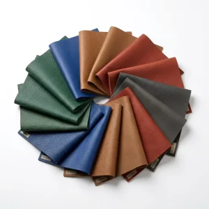 Waterproof Litchi Embossed PU Synthetic Leather Fabric for Sofa Furniture Upholstery Wallet Bags Belt
