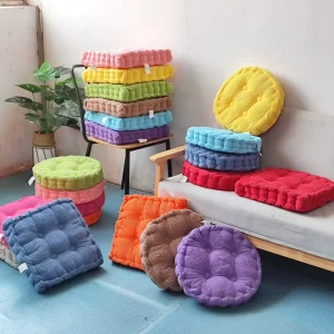 Waterproof Office Outdoor Chair Seat Cushions 100% Polyester Memory Foam Filled Removable Washable Customizable Pillow Cushion