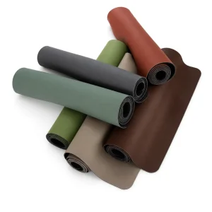 Waterproof PU Natural Rubber Yoga Mat Non Slip Durable Crease Free Workout Pad Factory Bulk Supplier