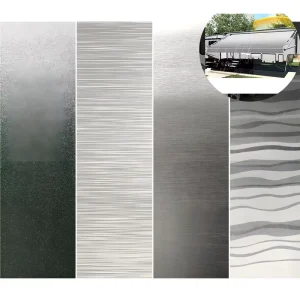 Waterproof PVC Coated Woven Plain Vinyl Canopy RV Awning Roof Replacement Fabric for CamperTrailer Motor Home