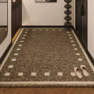 Waterproof Polyester Modern Cushioned Door Mats Rugs Non Slip Entrance Rug Outdoor Indoor Washable Floor Mat