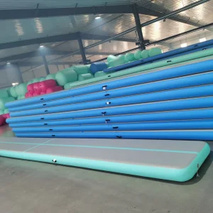 Waterproof Portable Exercise Mats Customizable Size AirTrack Gym Mat Tumble Track Inflatable Non Slip for Gymnastics