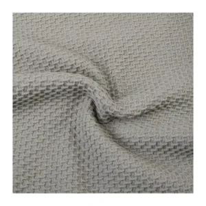 Waterproof Textile Jacquard Knit 85% Cotton 10% Nylon 5% Spandex Fabric for Jacket Dress