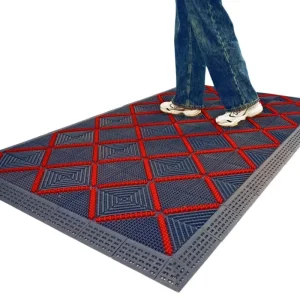 Waterproof Woven PVC Washable Dirt Resistant Hotel Grade Anti Slip Entrance Mat for Outdoor Door Carpet Home Corridor