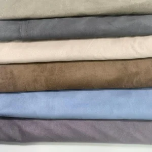 Wear-Resistant Breathable Microfiber Suede Cloth Fabric for Sofa Phone Case Shoes Lining Jewelry Boxes Bags Furniture Garments