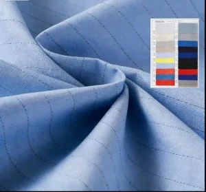 Wear resistant Polyester Cotton Anti static Fabric for Workwear Clothing Textile Material