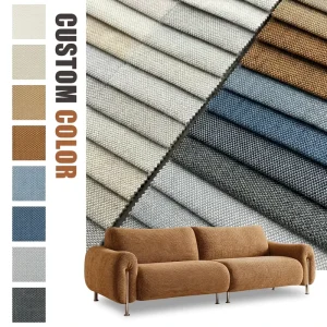 Wear resistant Sofa Fabric Anti scratch Canvas Solid Upholstery Fabric Waterproof Sofa Fabric