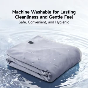 Wearable Electric Blanket with Foot Pocket for Winter Comfort