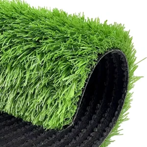 Weather Resistant Artificial Grass Outdoor Faux Lawn Mat Landscaping Green Turf Carpet for Backyard Patio Garden Decoration