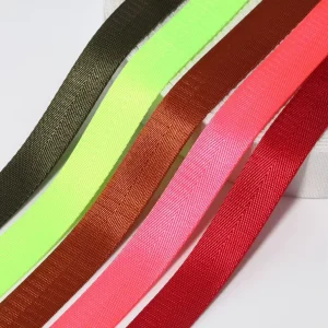 Webbing Manufacturer Herringbone Webbing Color Nylon Polyester Webbing for Bag Garment