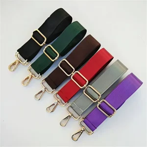 Webbing Metal Clip Shoulder Strap with Custom Logo for Crossbody Bags Beach Tote & Backpack