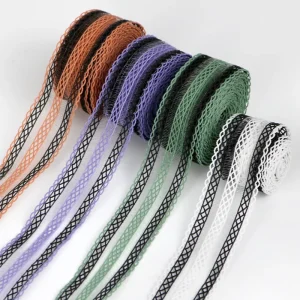 Webbing New Design Custom Nylon&Spandex Webbing Neckline Decorations Elastic Band