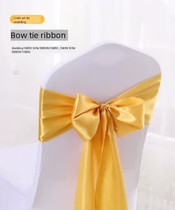Wedding Chair Sashes Spandex Cover Elastic Plain Design for Banquets Parties Events for Restaurants and Home Use