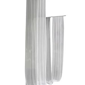 Wedding Chiffon Sheer Curtain Light Transmitting Not See Through Outdoor Wedding Decoration Curtain White Background Fabric
