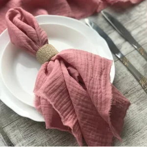 Wedding Cotton Napkins Restaurant Cloth Dinner Table Napkins for Wedding Decoration for Banquet Hotel Party Satin OEM