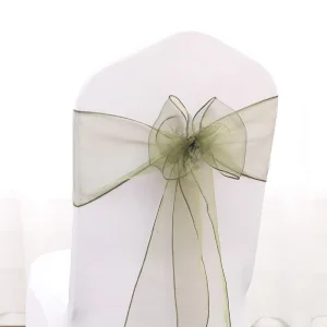 Wedding Party Chair Decorative Strap Elegant Satin Fabric Bow Yarn Decor for Chair Decoration Chair Sashes for Festive Ambience